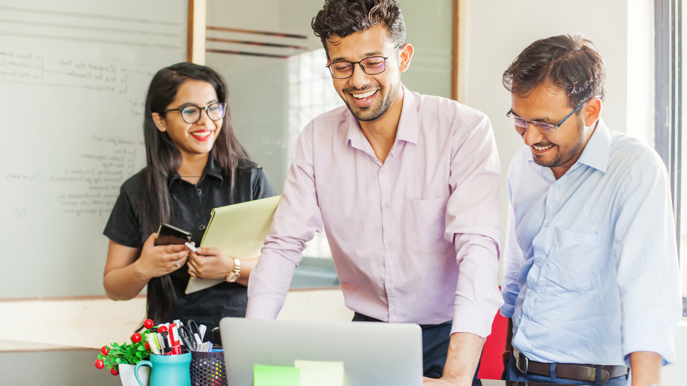 Team working together